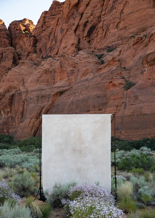 Napa Whites #0689 6’8”x10’ Hand Painted BIG Muslin Backdrop in a Bag