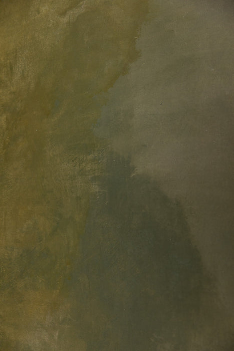 Iterations in Green #0715 Hand Painted Big Muslin Backdrop in a Bag