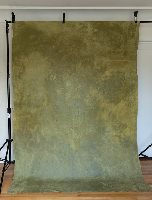 Roasted Artichoke #0736 Hand Painted Big Muslin Backdrop in a Bag