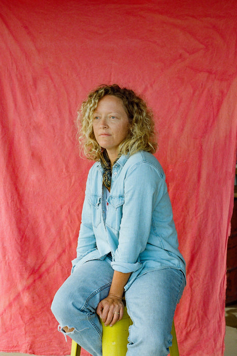 Lo Fi Grapefruit- 5'x7' Weathered Muslin Backdrop in a Bag