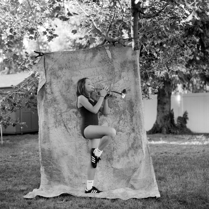 Autumn's Herald #0792 Hand Painted Big Muslin Backdrop in a Bag