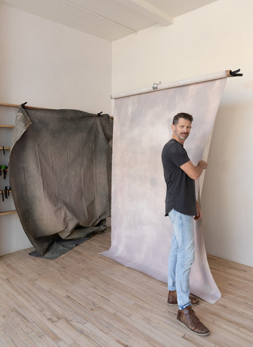 Mauve Edge #0773 Large Painted Canvas Backdrop