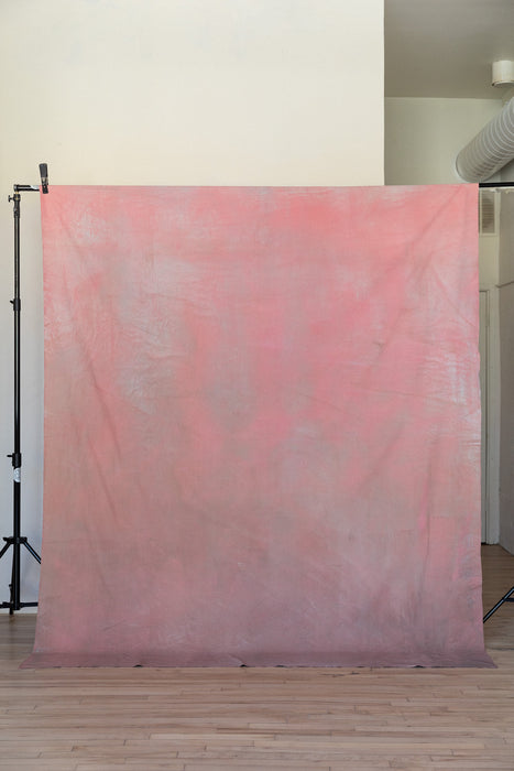Sandstone Pinks #0790 Hand Painted Big Muslin Backdrop in a Bag