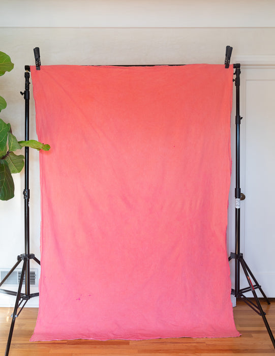 Lo Fi Grapefruit- 5'x7' Weathered Muslin Backdrop in a Bag