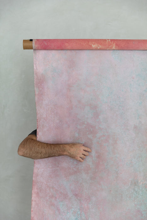 Pink Patina #0681 Medium Hand Painted Canvas Backdrop