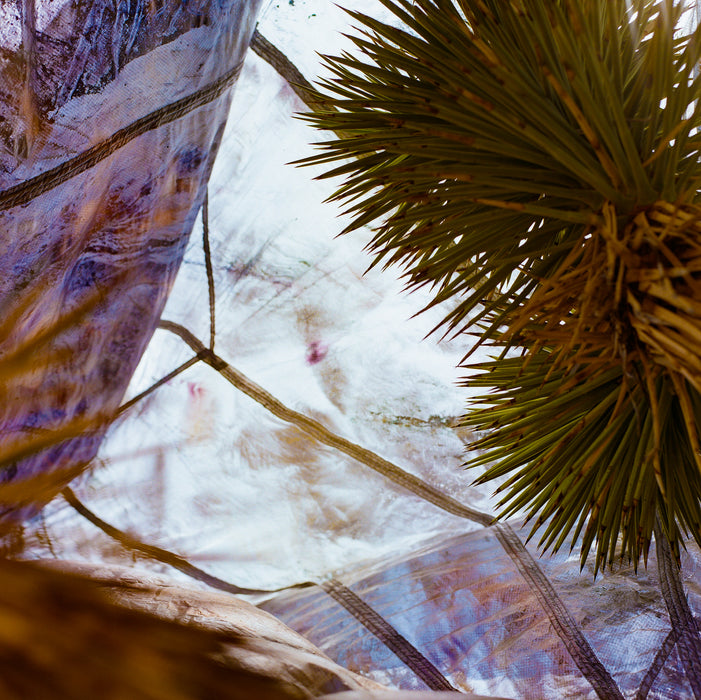 RENTAL ONLY! "Opaline Parachute" #0816 XXL Hand Painted Parachute Backdrop Rental