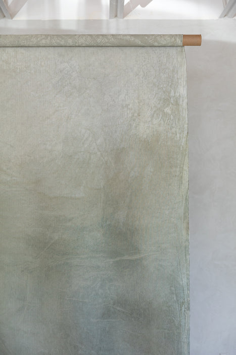 Sage Gradient #0824 XLarge Hand Painted Big Muslin Backdrop