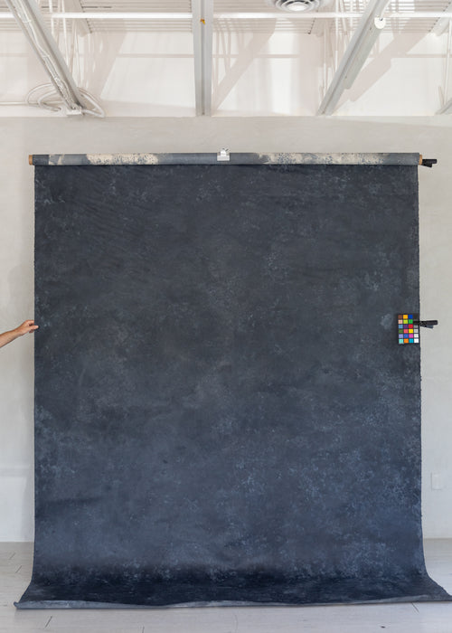 Indigo Seas #0826 XLarge Hand Painted Canvas Backdrop