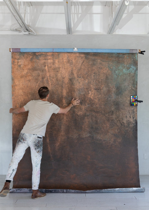Precious Metals #0827 XLarge Hand Painted Canvas Backdrop