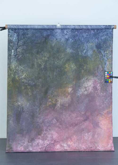 Vivid Trip #0847 Large Painted Muslin Backdrop