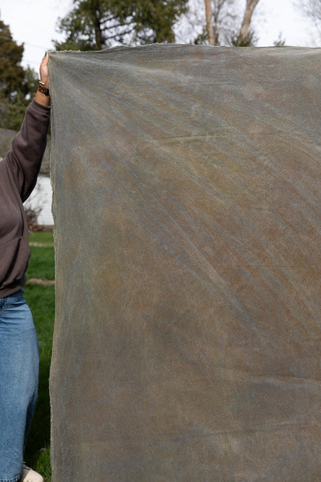 Warm Window Pane 5'x7' Weathered Muslin Backdrop in a Bag