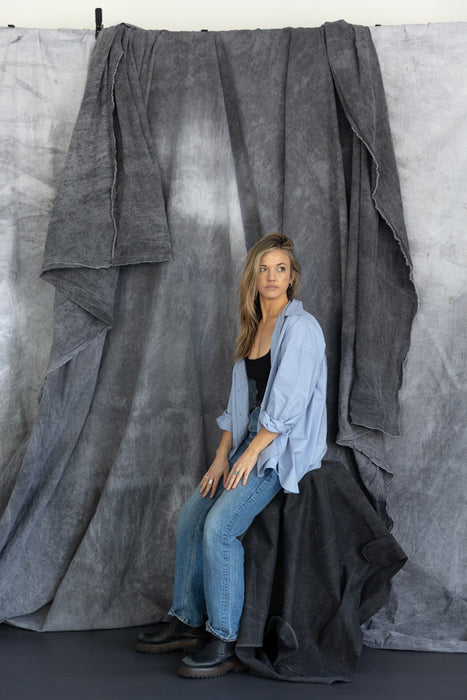 RENTAL ONLY! "Double Dual" XXL Hand Painted Muslin Backdrop