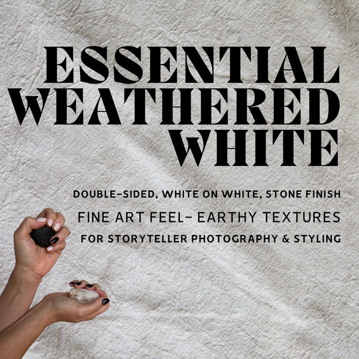 Essential Weathered White- Backdrop in a Bag