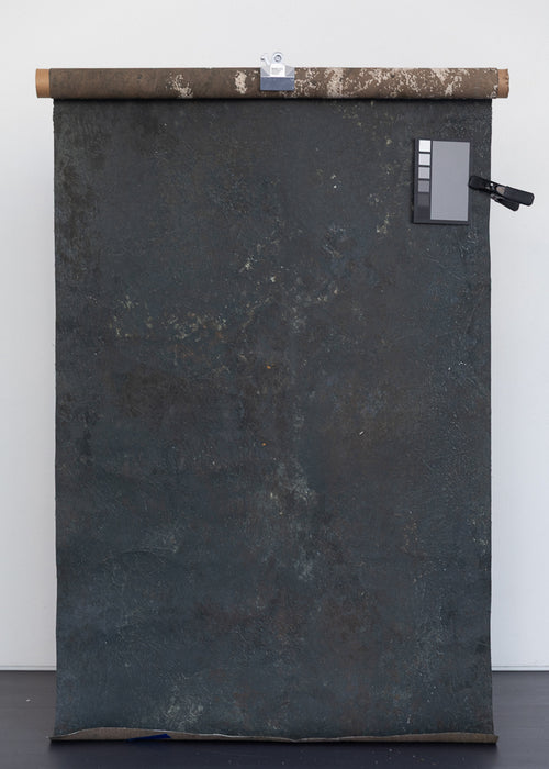 green plaster painting by Ultraviolet Backdrops