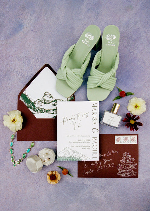 Purple Spring #0659 Hand Painted Flatlay Surface