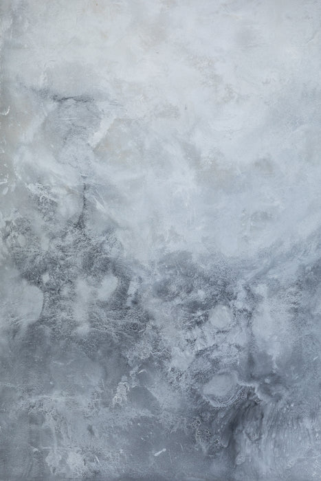 gray, smoke-inspired backdrop textured painted on canvas