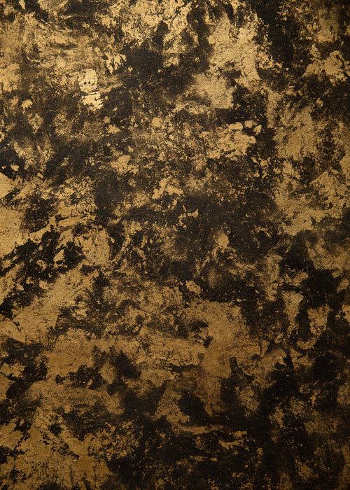 Gold foil on matte black backdrop