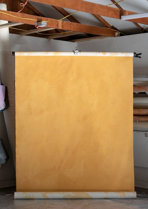 Marigolds of India #0192 // Large Hand-Painted Canvas Backdrop.