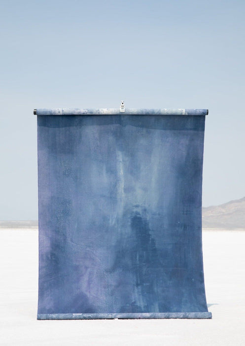 Blue Morpho #0127 // Large Hand-Painted Canvas Backdrop Painting..