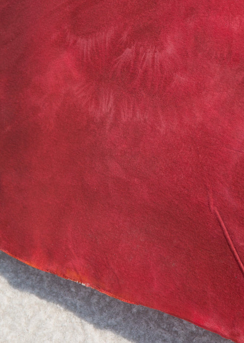 Deadstock Red #0257 // Large+ Hand-Painted Canvas Backdrop.