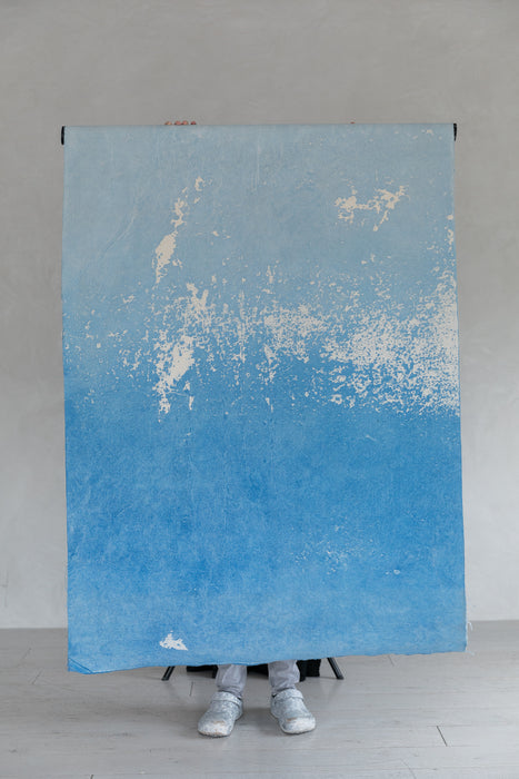 Cannes I #0214 // Small Hand-Painted Canvas Backdrop.