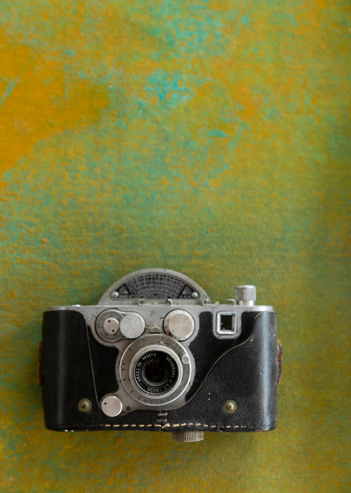 Rusted Green #0311 Hand-Painted Flatlay Surface