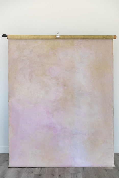 First Signs #0449 // Double-Sided Large Hand-Painted Canvas Backdrop.