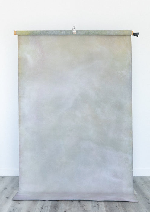 Electric Storm #0448 // Large+ Hand-Painted Canvas Backdrop.