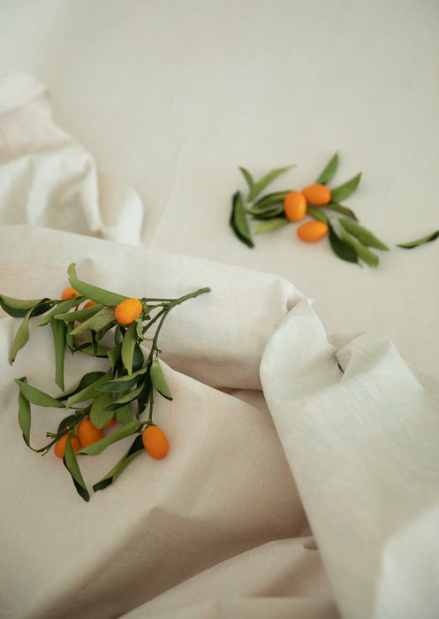 Warm White- Styling Textile // Hand-Painted Backdrop.