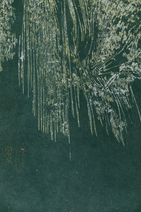 Fresco #0484 // Small Double-Sided Hand-Painted Canvas Backdrop Painting.