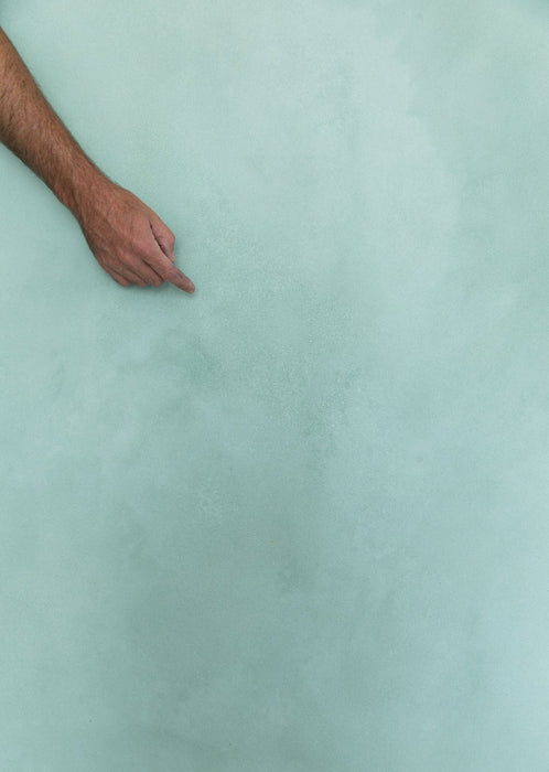 Seafoam Sea Home #0514 // Small Hand-Painted Canvas Backdrop Painting.