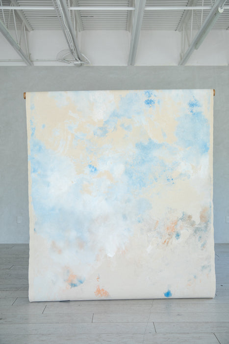 Framed Sky #0521 // Large Hand-Painted Canvas Backdrop Painting.