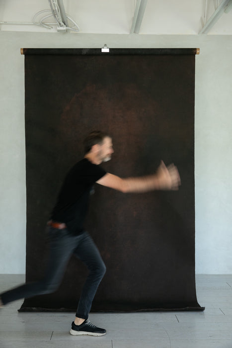 Arrakis- Heavy Metal #0531 // Large Hand-Painted Canvas Backdrop Painting.