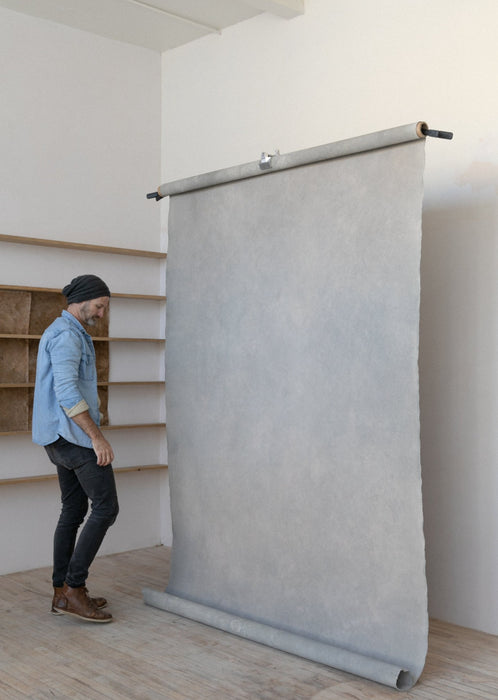 River Stone Gray #0574 Large Hand-Painted Canvas Backdrop