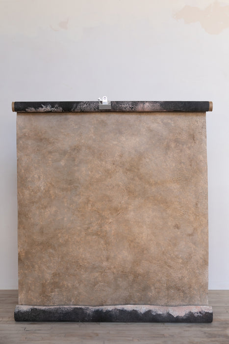 Warm Clay #0585 Sandstone Study Small Hand-Painted Canvas Backdrop