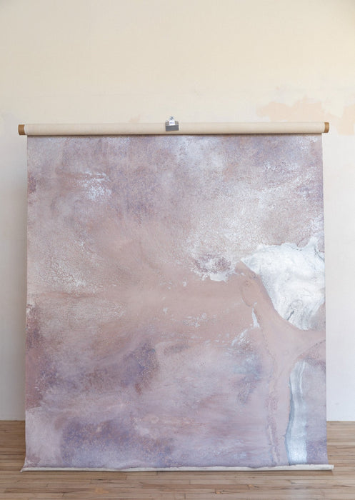 Silver Fish #0616 Medium Heavy Metal Hand Painted Canvas Backdrop