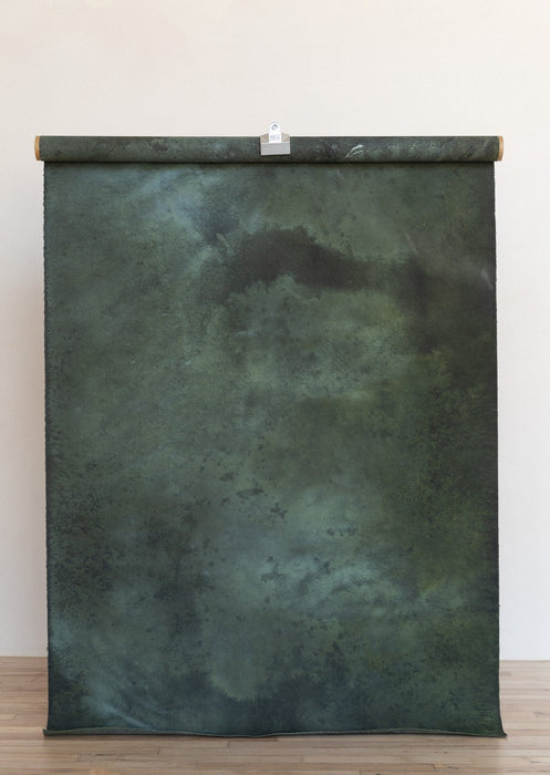 Isle of Greens #0637 Double-Sided Small Hand Painted Canvas Backdrop