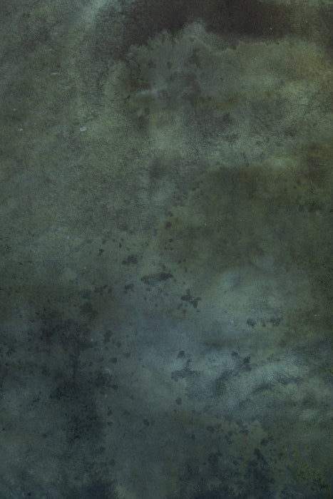 Isle of Greens #0637 Double-Sided Small Hand Painted Canvas Backdrop