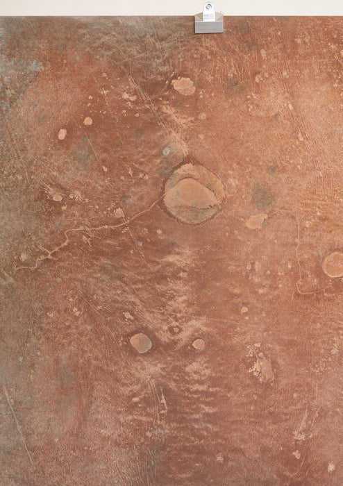 Porto Covo #0640 Double-Sided Small Sandstone Study Hand Painted Canvas Backdrop