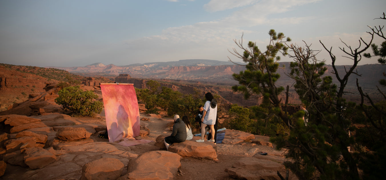 How to Hang a Hand Painted Canvas Backdrop Using a CStand Kit and Vic