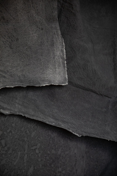 Weathered Black 5'x7' Hand Painted Muslin Backdrop in a Bag