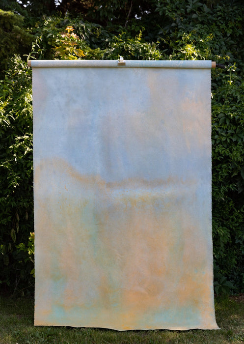 Summer Colorblock #0702 Large Hand Painted Canvas Backdrop