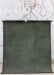 Conifer green hand painted backdrop hung outdoors