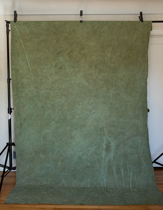 Spanish Moss #0737 Hand Painted Big Muslin Backdrop in a Bag