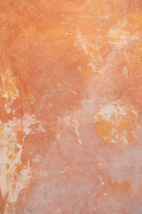 Rose Gold Cliffs #0791 Hand Painted Big Muslin Backdrop in a Bag