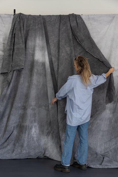 RENTAL ONLY! "Double Dual" XXL Hand Painted Muslin Backdrop