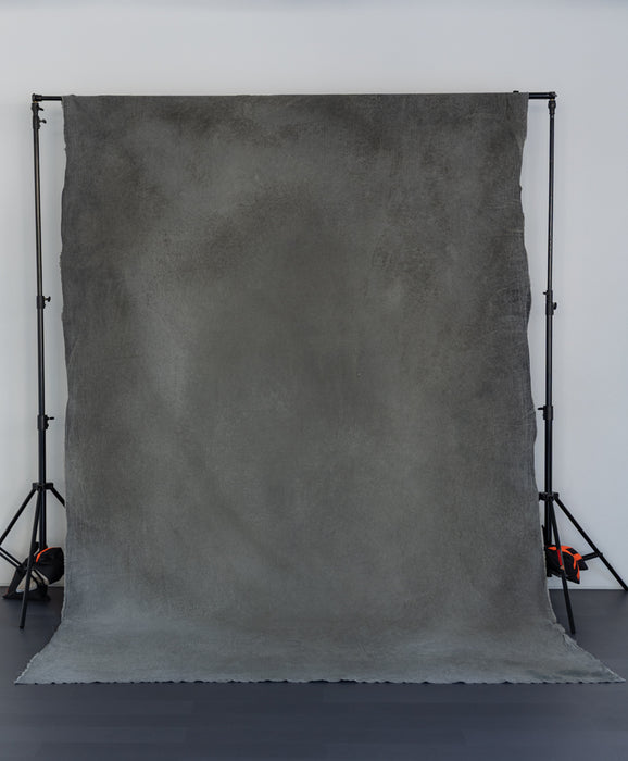 Medium Green Gray !RENTAL ONLY! XLarge Hand Painted Muslin Backdrop