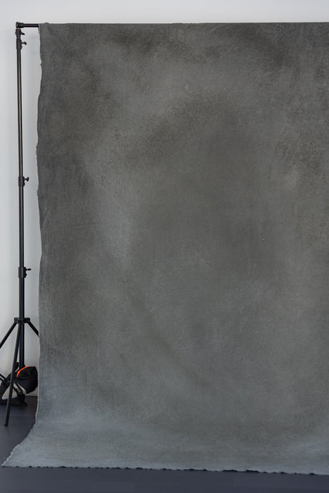 Medium Green Gray !RENTAL ONLY! XLarge Hand Painted Muslin Backdrop