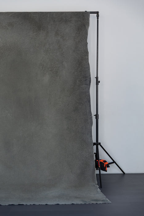 Medium Green Gray !RENTAL ONLY! XLarge Hand Painted Muslin Backdrop