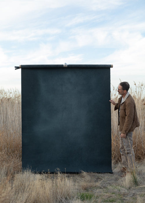 Deep Greens and Blues #0858 Medium Painted Canvas Backdrop